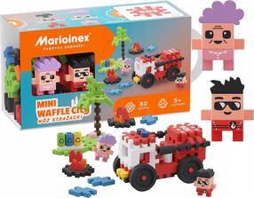 Konstruktors Marioinex Mini Waffle Ugunsdzēsēju mašīna 903193, 80 gab.