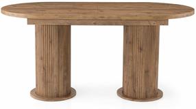 Valgomojo stalas išskleidžiamas Kalune Design Gusto, riešuto sp., 180 - 216 cm x 90 cm x 77 cm