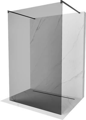 Dušisein Mexen Kioto Walk-in, 110 cm x 200 cm, must v./grafiit v./karastatud