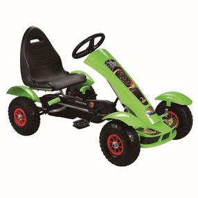 Vaikiškas sportinis kartingas Lean Toys F618, žalia sp.