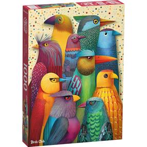 Pusle CherryPazzi Birds Club, 70 cm x 50 cm, 1000 tk, mitmevärviline