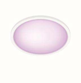 Išmanusis šviestuvas lubų Philips SuperSlim 929003300921, LED, 1 x 22 W, balta sp. / balta sp.