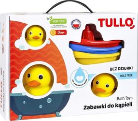 Vannitoa mänguasjade komplekt Tullo Ducklings, kollane v.