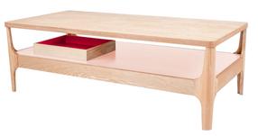Журнальный столик Kayoom Addison III, коричневый цв./розовый цв., 120 см x 60 см x 40 см