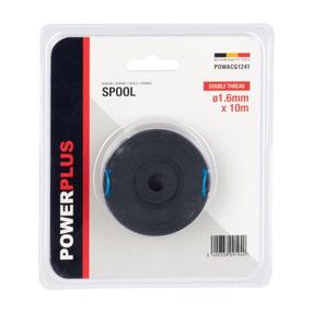 Spoles ar auklu Powerplus POWDPG7546, zila krās./melna krās.