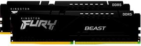 Operatyvioji atmintis (RAM) Kingston Fury Beast Black KF560C30BBEK2-16, DDR5, 2 x 8 GB, 6000 MHz