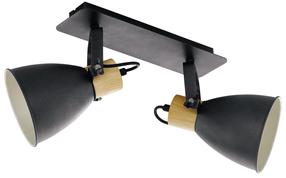 Lampa griesti Eglo Coswarth 99075, E27, 2 x 40 W, antracīta krās. / brūna krās.