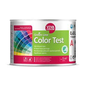 Seinavärv Vivacolor Green Line Color Test C, valge v., 0.45 l