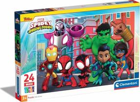 Пазл Clementoni Spidey and His Amazing Friends 24249, 62 см x 42 см, 24 шт., многоцветный