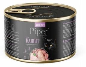 Mitrā kaķu barība Piper Animals Sterilized, truša gaļa, 0.185 kg