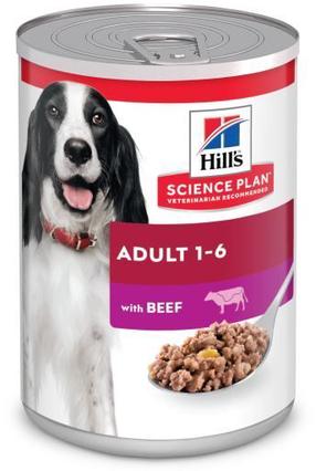 Mitrā barība (konservi) suņiem Hill's, liellopa gaļa, 0.37 kg