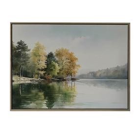 Reprodukcija Home4you Wally Forest By The Lake, 60 cm x 45 cm