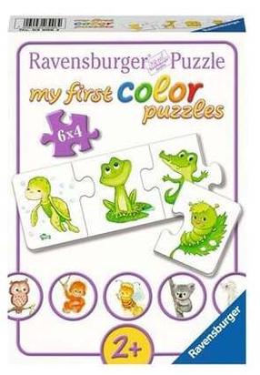 Пазл Ravensburger My First Color Puzzles My Sweet Baby Animals 6in1, 24 шт., многоцветный