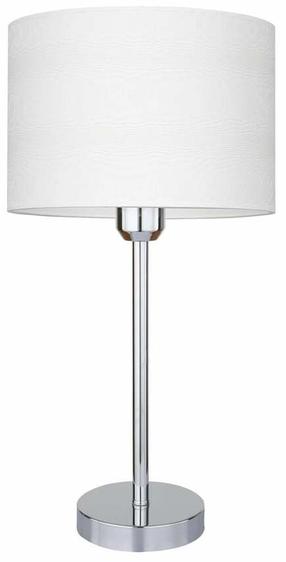 Настольные лампы Spot-Light Leila 7652028, E27, 40Вт, белый цв./дерева цв./хромовый цв.
