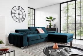 Kampinė sofa Grayson Nube 40, turkio sp., dešininė, 205 x 278 cm x 92 cm