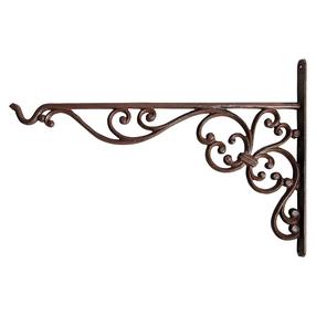 Vazono laikiklis Esschert Design BPH53, 35.5 cm x 2.4 cm, 24.7 cm, metalas, ruda sp.