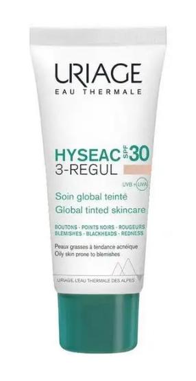 Skystas makiažo pagrindas Uriage Hyséac 3-Regul, SPF 30, rusva sp., 40 ml