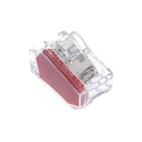Клеммная колодка Pawbol E.4180K-5, 2 x 2.5 mm², прозрачный цв./красный цв., 5 шт.