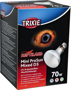 Terraariumi lambipirn Trixie Mini ProSun Mixed D3, 70 W, 108 mm x 80 mm