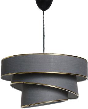 Šviestuvas kabinamas Opviq Couper 390FLH1688, E27, 1 x 60 W, aukso sp./antracito sp. / juoda sp.
