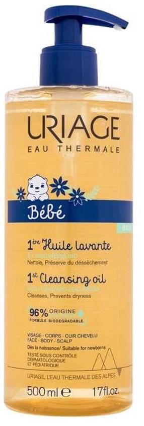 Ķermeņa eļļa Uriage Bébé 1st Cleansing Oil, 150820, 500 ml