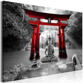 Reprodukcija Artgeist Buddha Smile KR33, 60 cm x 40 cm