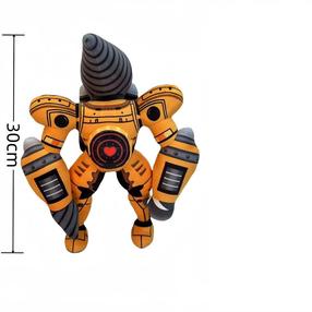 Pliušinis žaislas Skibidi Toilet Drillman, geltona sp., 30 cm