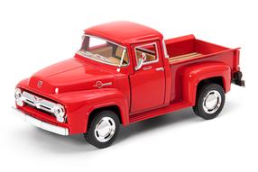 Игрушечный внедорожник Kinsmart 1956 Ford F-100 Pickup, красный цв., 1:38