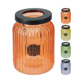 Фонарь HC7250050, стекло, 15 см, (цвет/дизайн выбирается случайным образом)