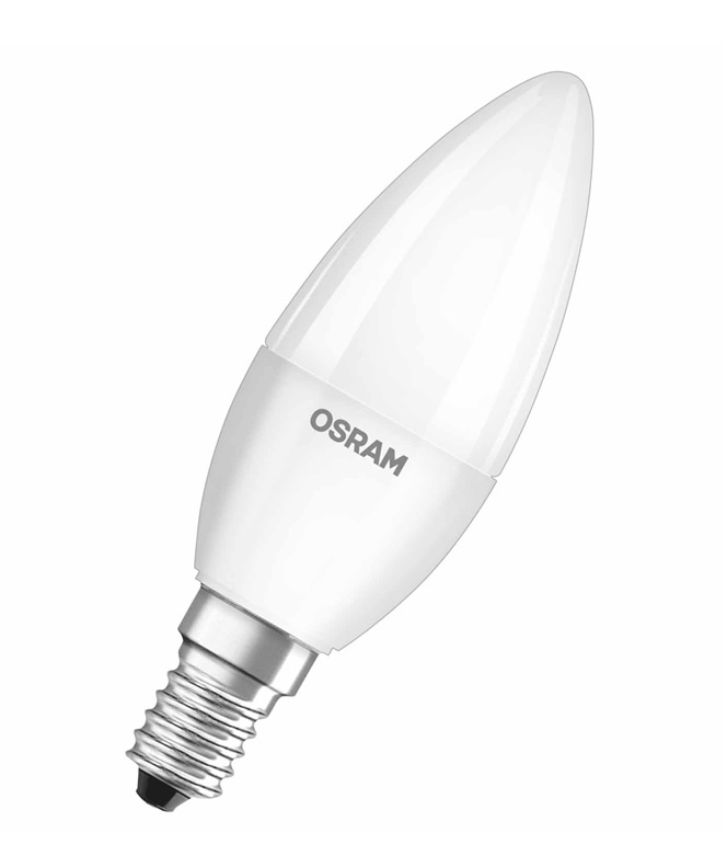 Lambipirn Osram LED, B11, 2700 °K, E14, 5.7 W, 470 lm