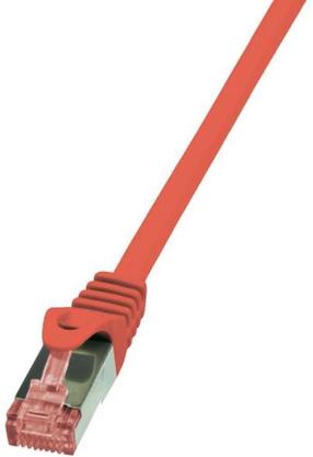 Laidas Logilink CAT6 S/FTP RJ-45 8P8C, RJ-45 8P8C, 1.5 m, raudona sp.