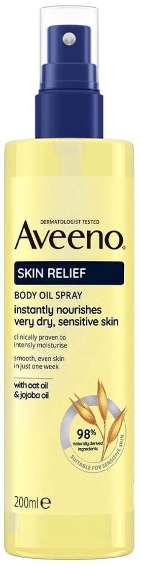 Kehaõli Aveeno Skin Relief, 200 ml