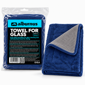 Mikropluošto šluostė Alburnus Towel For Glass 1500gsm, 60 cm x 90 cm