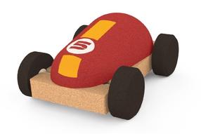 Izglītojoša koka rotaļlieta Elou Racing Car