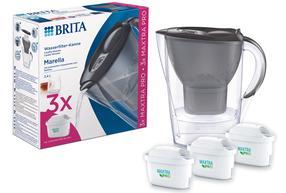 Посуда для фильтрации воды Brita, 2.4 л, серый цв., 4 шт.
