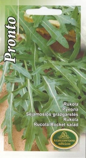 Семена Kurzemes sēklas, руккола Pronto, 1 г