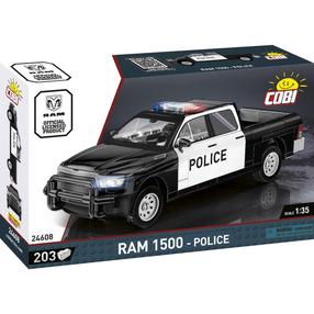 Konstruktors, automašīna Cobi RAM 1500 Policija 24608, 203 gab.