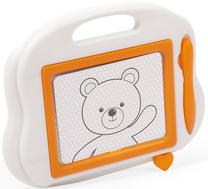 Piešimo lenta Bo. Magnetic Drawing Board 8007ML, balta sp./oranžinė sp.