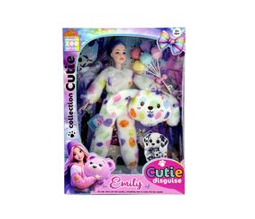 Lelle Emily with Dog Costume QJ201B, 32 cm