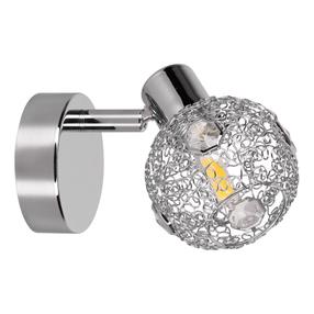Светильник настенный Spot-Light Lena, G9, 1 x 28 Вт, прозрачный цв./хромовый цв. / хромовый цв.