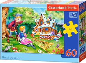 Dėlionė Castorland Hansel And Gretel 464036, 23 cm x 32 cm, 60 vnt., įvairių spalvų