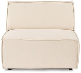 Modulinė sofa Hanah Home Puzzle O1, kreminė sp., 100 x 100 cm x 70 cm