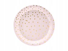 Vienkartinės lėkštės Party Deco 509377, Ø 18 cm, 6 vnt.