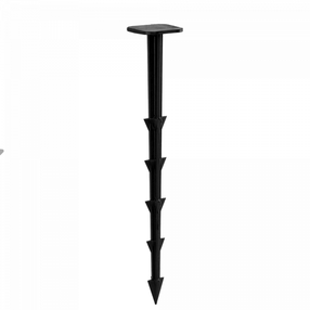 Tvirtinimo smeigtukas-inkaras Bradas Solid, 25 cm, 25 cm, plastikas, juoda sp., 50 vnt.