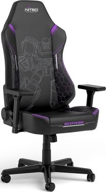 Žaidimų kėdė Nitro Concepts X1000 Transformers Decepticons Edition, juoda sp./violetinė sp.