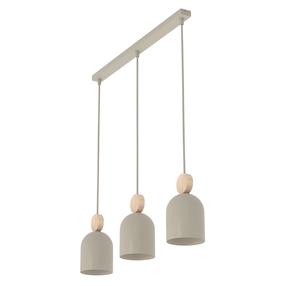 Šviestuvas lubų Emibig Mesi, GU10, 3 x 8 W, smėlio sp. / smėlio sp.