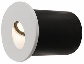 Lampa padziļinājums Nowodvorski Oia, 3000°K, LED, balta krās./melna krās., 2 W