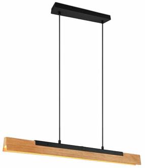 Lampa griesti Trio Kerala, LED, 3000 °K, 1 x 25 W, brūna krās. / melna krās.