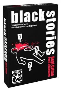 Kortų žaidimas Brain Games Black Stories Real Crime, EE
