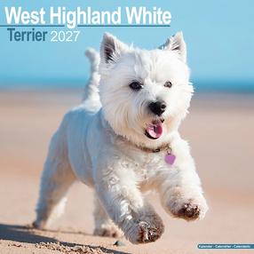 Sienas kalendārs Flamingo Calendar 27 West Highland White Terrier, daudzkrāsaina, 29.5 cm x 29.5 cm